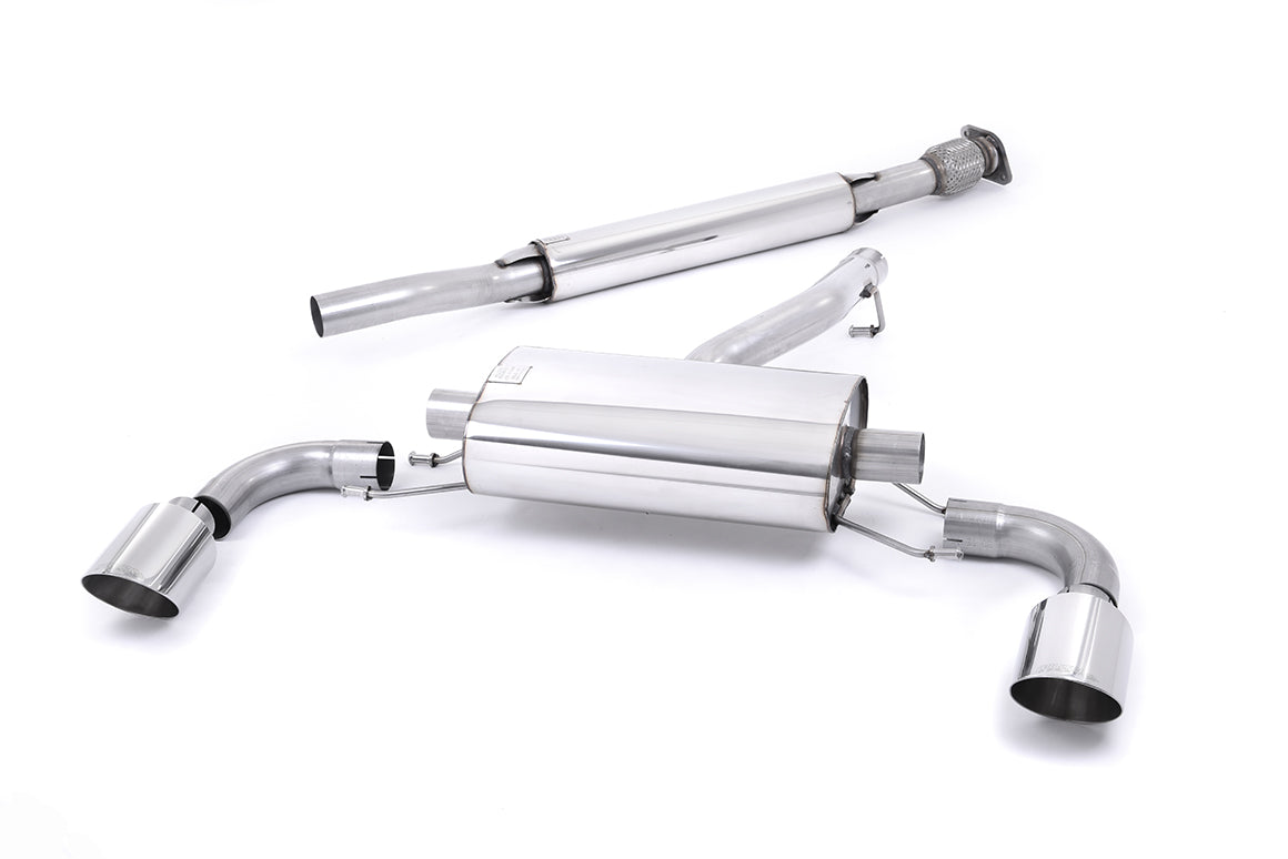 Resonated (Quieter) Cat Back with Polished Tips (Toyota GR86 / Subaru BRZ)