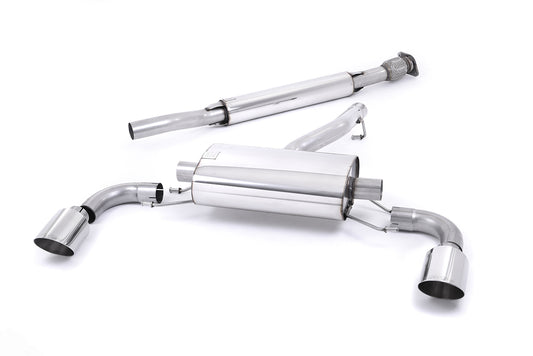 Resonated (Quieter) Cat Back with Polished Tips (Toyota GR86 / Subaru BRZ)